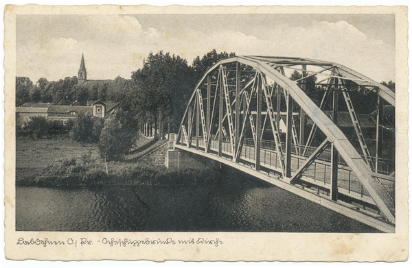 Haselberg, Scheschuppebrücke mit Kirche