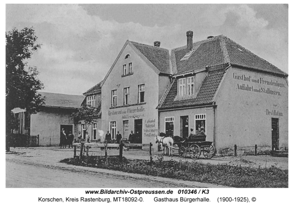 Korschen, Gasthaus Bürgerhalle