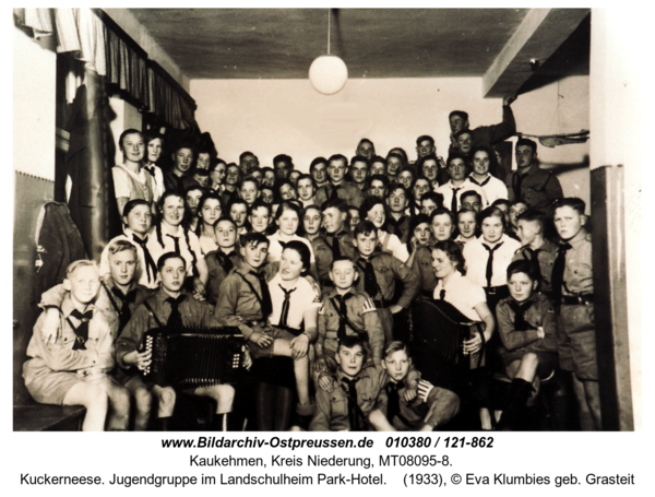 Kuckerneese. Jugendgruppe im Landschulheim Park-Hotel