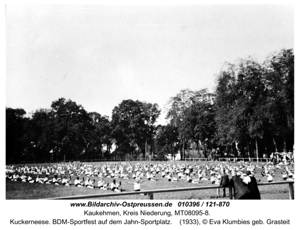 Kuckerneese. BDM-Sportfest auf dem Jahn-Sportplatz