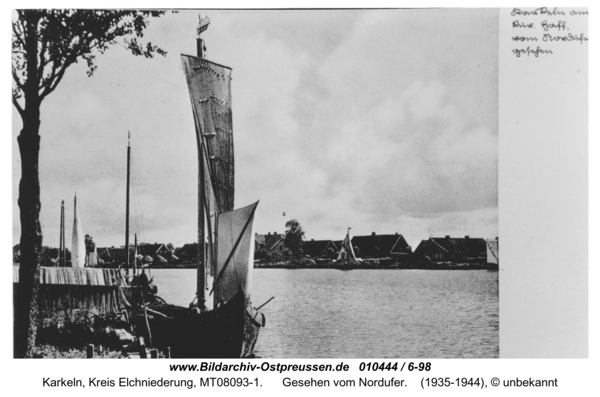 Karkeln, gesehen vom Nordufer