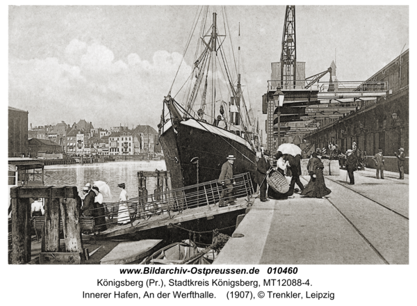 Königsberg, Innerer Hafen, An der Werfthalle