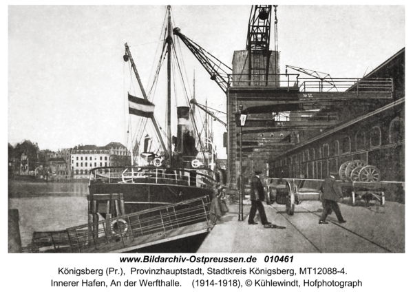 Königsberg, Innerer Hafen, An der Werfthalle