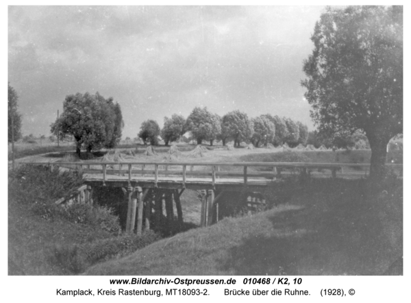 Kamplack, Brücke über die Ruhne