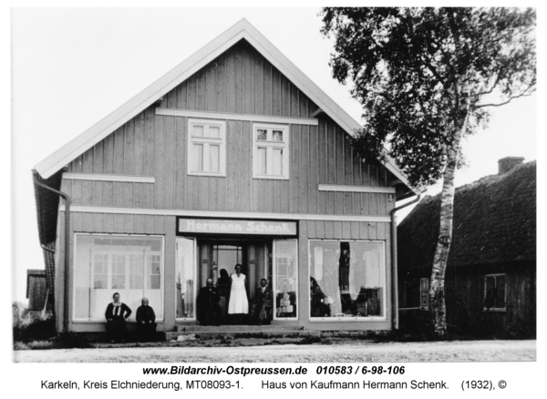 Karkeln, Haus von Kaufmann Hermann Schenk