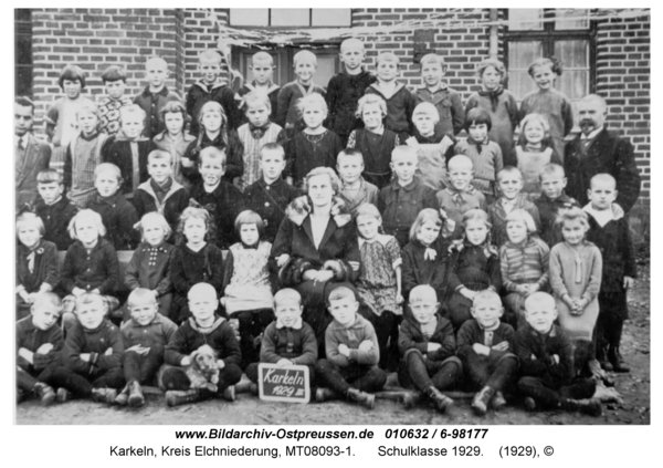 Karkeln, Schulklasse 1929