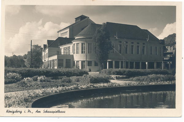 Königsberg, Neues Schauspielhaus mit Anlagen