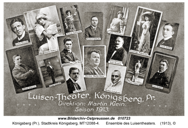 Königsberg, Ensemble des Luisentheaters