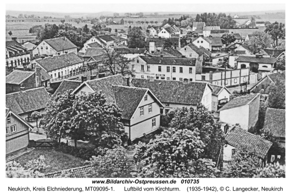 Neukirch, Luftbild vom Kirchturm