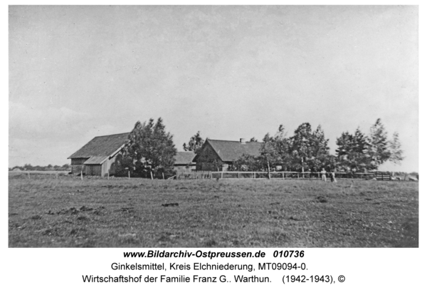 Ginkelsmittel, Wirtschaftshof der Familie Franz G.. Warthun