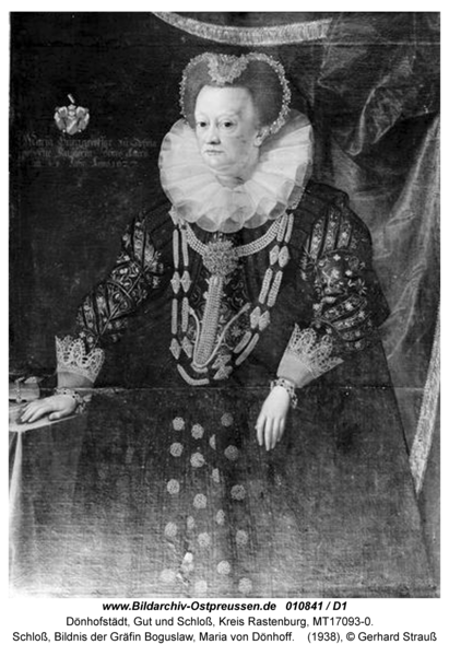 Dönhofstädt, Schloß, Bildnis der Gräfin Bogislaw Maria von Dönhoff