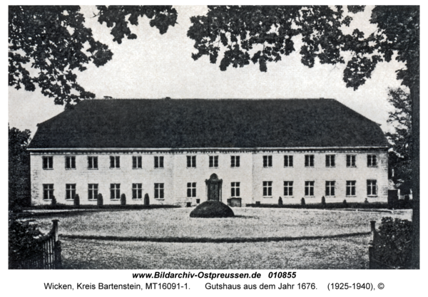Wicken, Gutshaus aus dem Jahr 1676