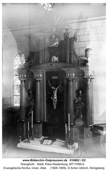 Drengfurt, evangelische Kirche, innen, Altar