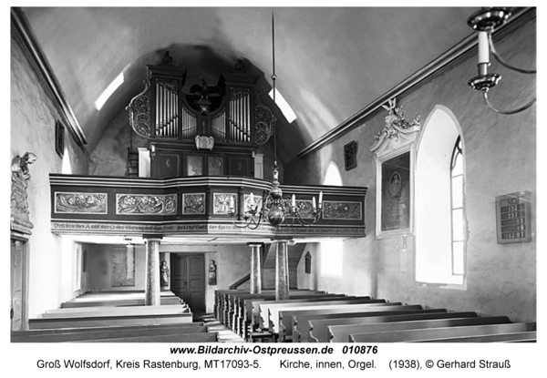 Groß Wolfsdorf, Kirche, innen, Orgel