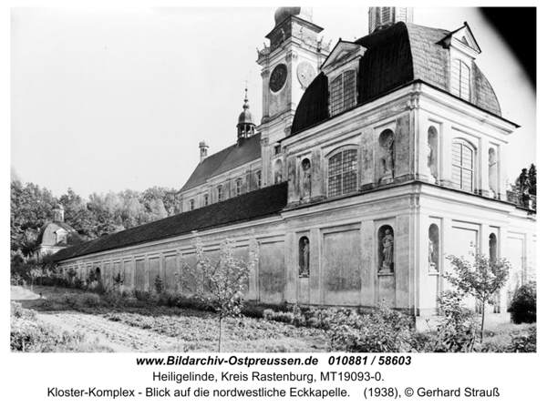 Heiligelinde, Kloster-Komplex - Blick auf die nordwestliche Eckkapelle