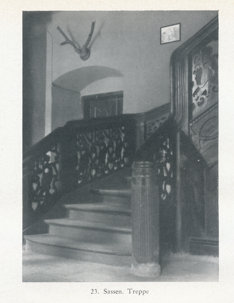 Sassen, Ordenshaus, Treppe