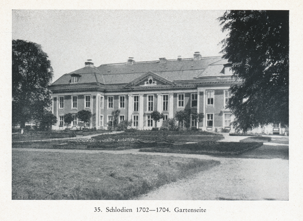 Schlodien, Schloss von der Gartenseite