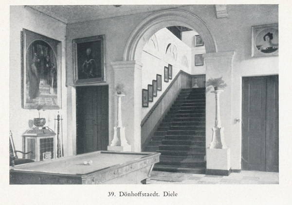 Dönhofstädt, Schloß, Diele