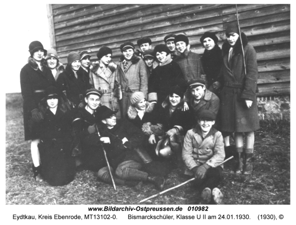 Eydtkau, Bismarckschüler, Klasse U II am 24.01.1930