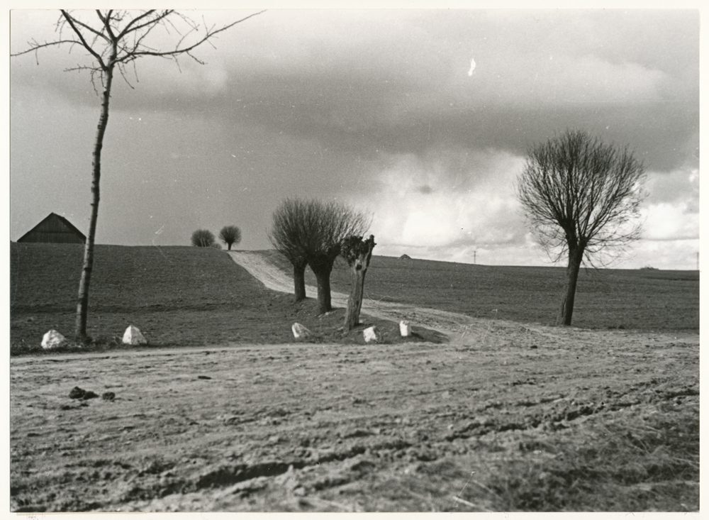 Nördliches Ostpreußen wo?, Feldweg und Scheune, Landschaftsbild