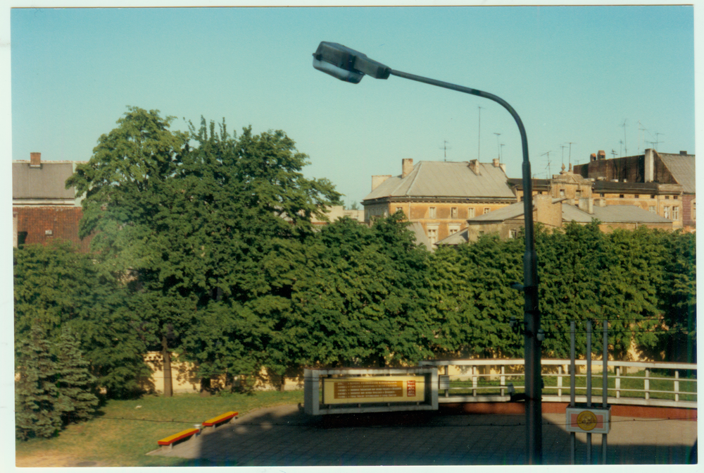 Tilsit, Blick von einem Balkon des Hotels Rossija zur Oberst-Hoffmann-Straße