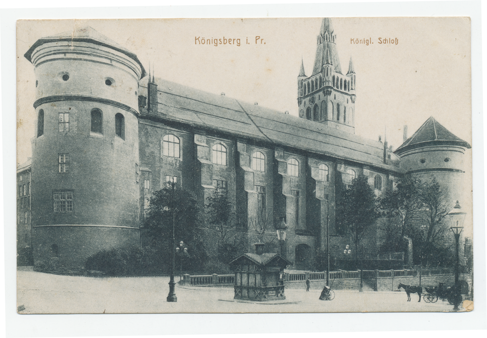 Königsberg (Pr.), Schloß von der Westseite