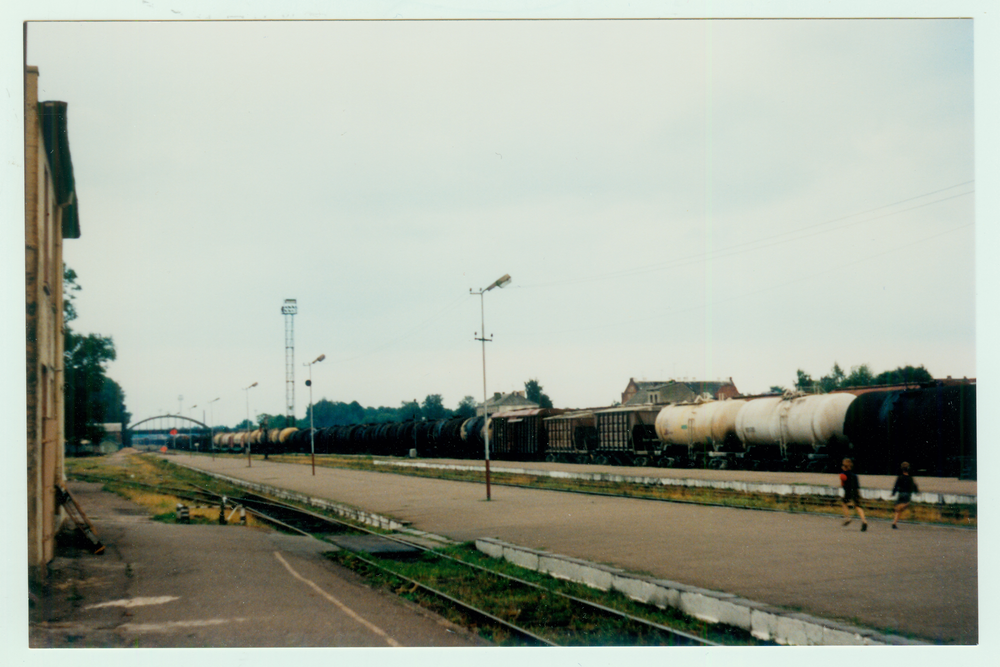 Tilsit, Kleffelstraße, Bahnhof, Bahnsteig