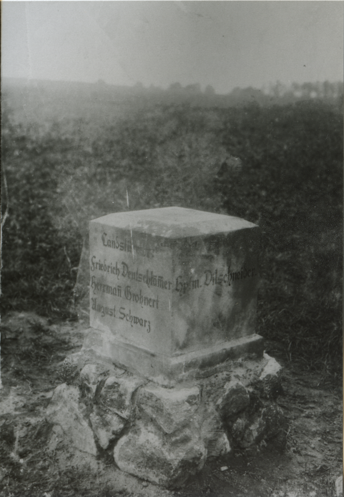 Bartenstein, Landsturm-Denkmal an der Mockerau