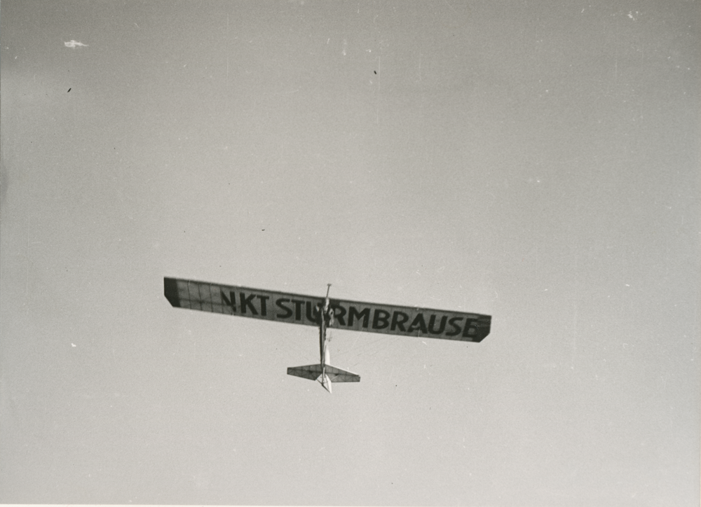 Rossitten Kr. Samland, Segelflugzeug in der Luft