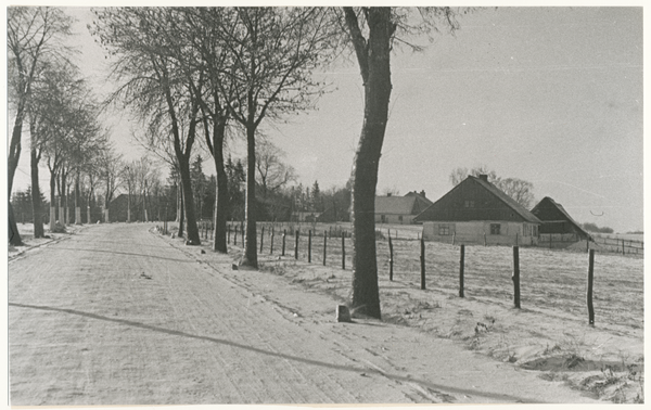 Nördliches Ostpreußen wo?, Ortseinfahrt im Winter