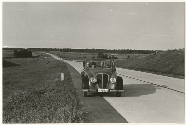 Groß Rautenberg, Autobahn Elbing - Königsberg