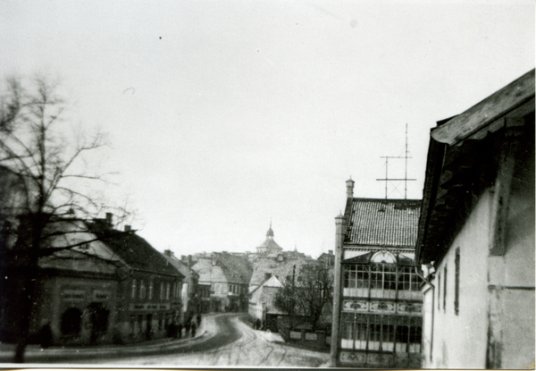 Bartenstein,  Blick in die Rastenburger Straße Richtung Markt