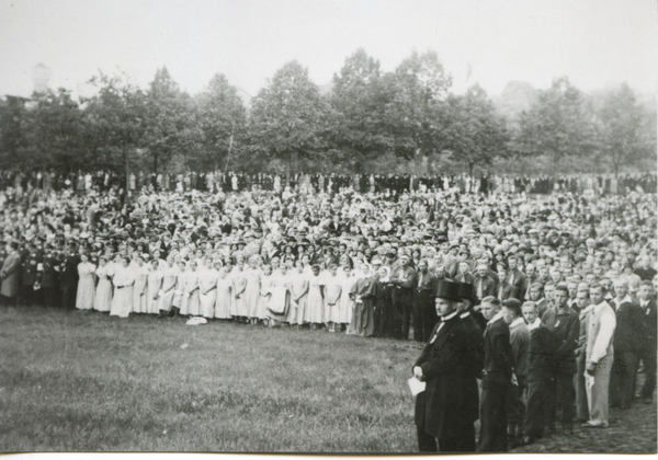 Bartenstein, Einweihung des Gefallenen-Ehrenmals 1914-1918