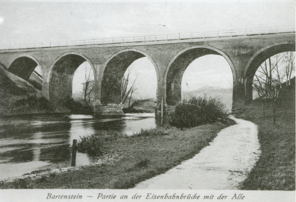 Bartenstein, Eisenbahnbrücke über die Alle