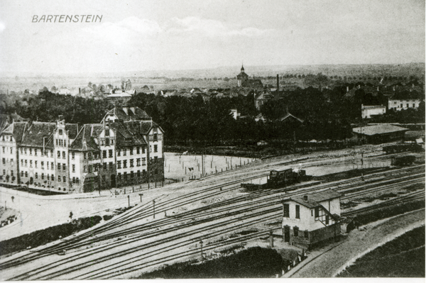 Bartenstein, Südöstlicher Teil der Bahnanlagen
