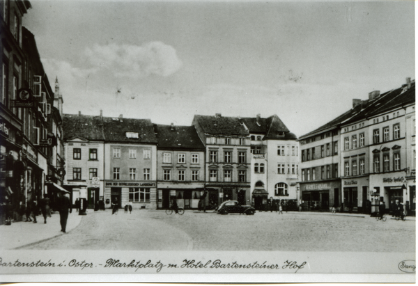 Bartenstein, Marktplatz mit Hotel "Bartensteiner Hof"