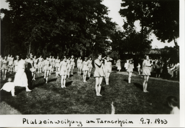 Bartenstein, MTV, Platzeinweihung am Turnerheim