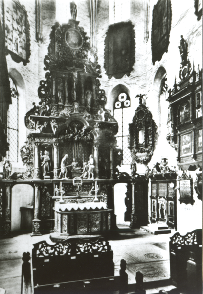 Bartenstein, Ev. Kirche, Altar