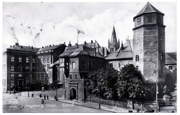 Königsberg, Schloß von der nord-ost Seite