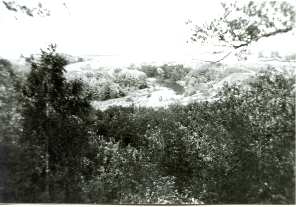 Bartenstein, Blick von der Schanze im Stadtwald ins Alletal