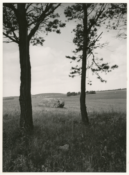 Masuren wo?, Masurischer Landschaft mit Findling