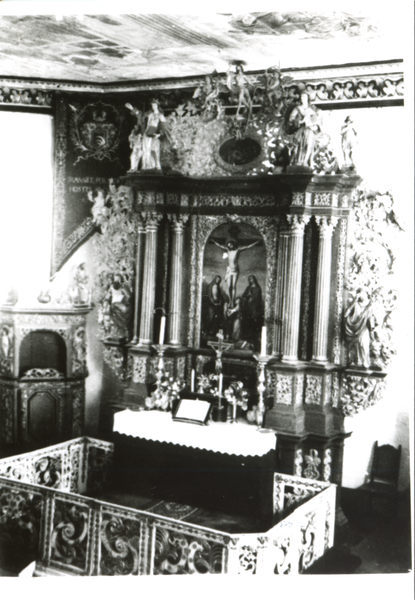 Schönbruch Kr. Bartenstein, Ev. Kirche, Altar