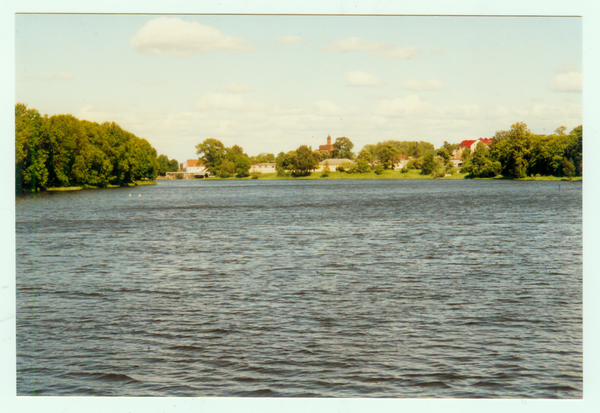 Tilsit, Schloßmühlenteich, Blick zur Actien-Brauerei