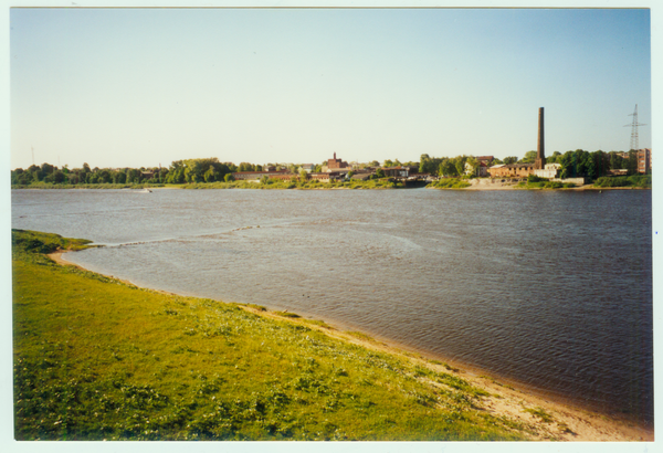 Tilsit, Blick von Übermemel zur Actienbrauerei