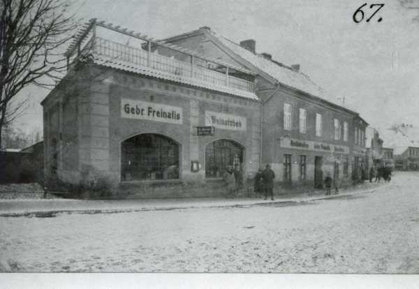 Bartenstein, Geschäftshaus und Restaurant Gebr. Freinatis