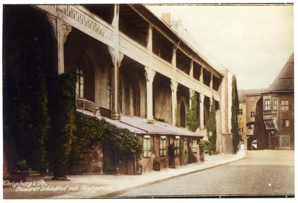 Königsberg, Schlosshof mit Blutgericht