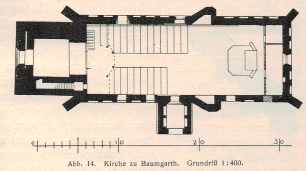 Baumgarth, Kath. Kirche, Grundriss