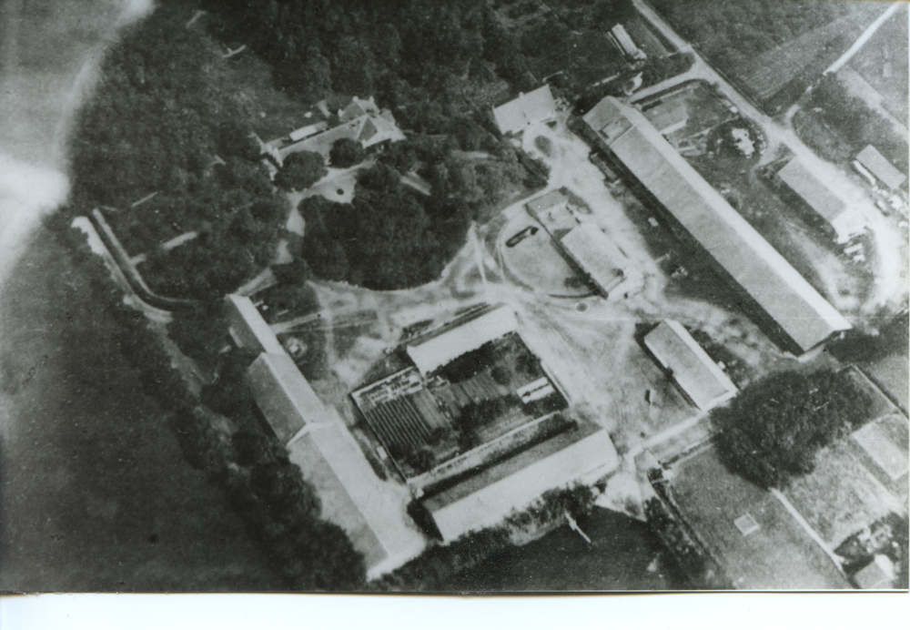 Dietrichswalde Kr. Bartenstein, Gut, Hofanlage (Luftbild)