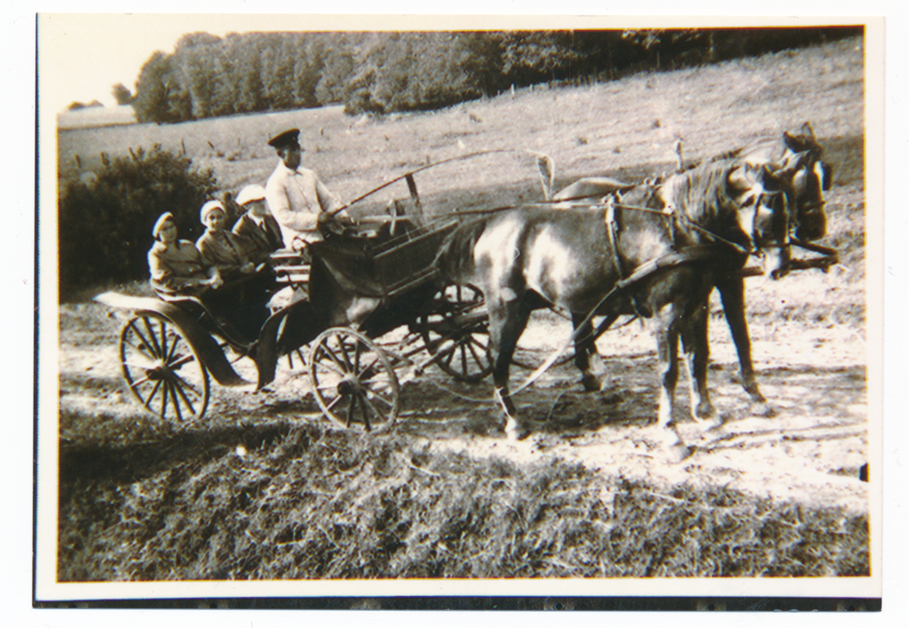 Augam, Hof Hellmuth Grube, Ausfahrt mit Kutsche