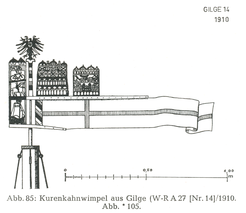 Gilge, Kurenkahnwimpel